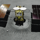 This computer graphic image provided by the Japan Aerospace Exploration Agency (JAXA) shows the Japanese unmanned spacecraft Hayabusa2 approaching the asteroid Ryugu in February.